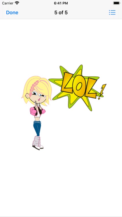 Izzy Animated Girl Stickers screenshot-4