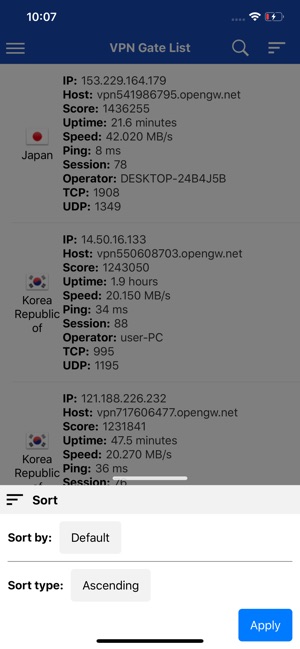 VPN Gate List(圖8)-速報App