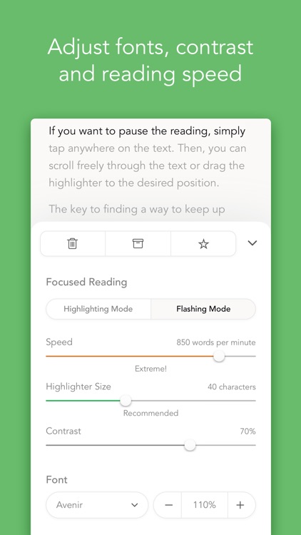 Outread: Speed Reading Trainer screenshot-3
