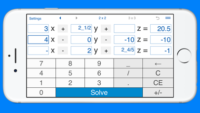 Systems of equations solver screenshot 3