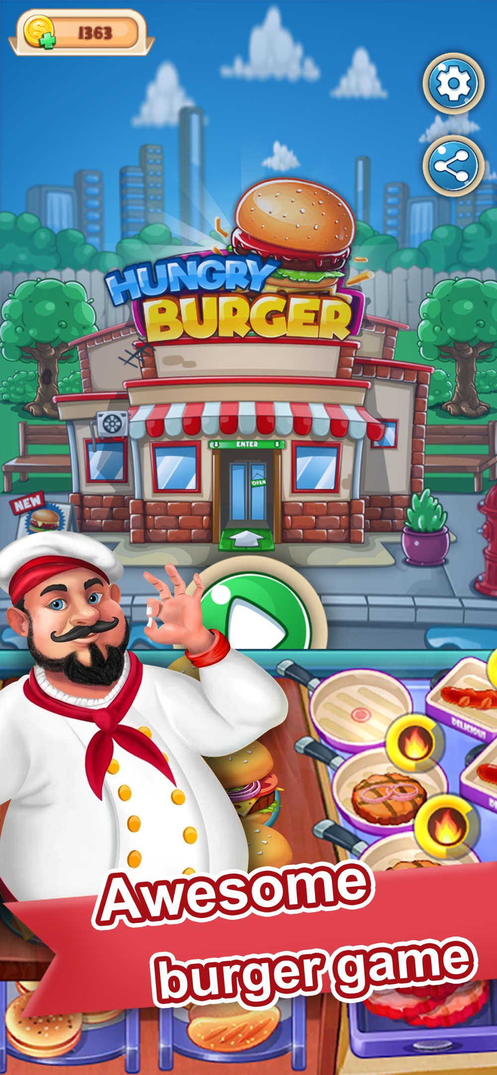 Hungry Burger – Cooking Games