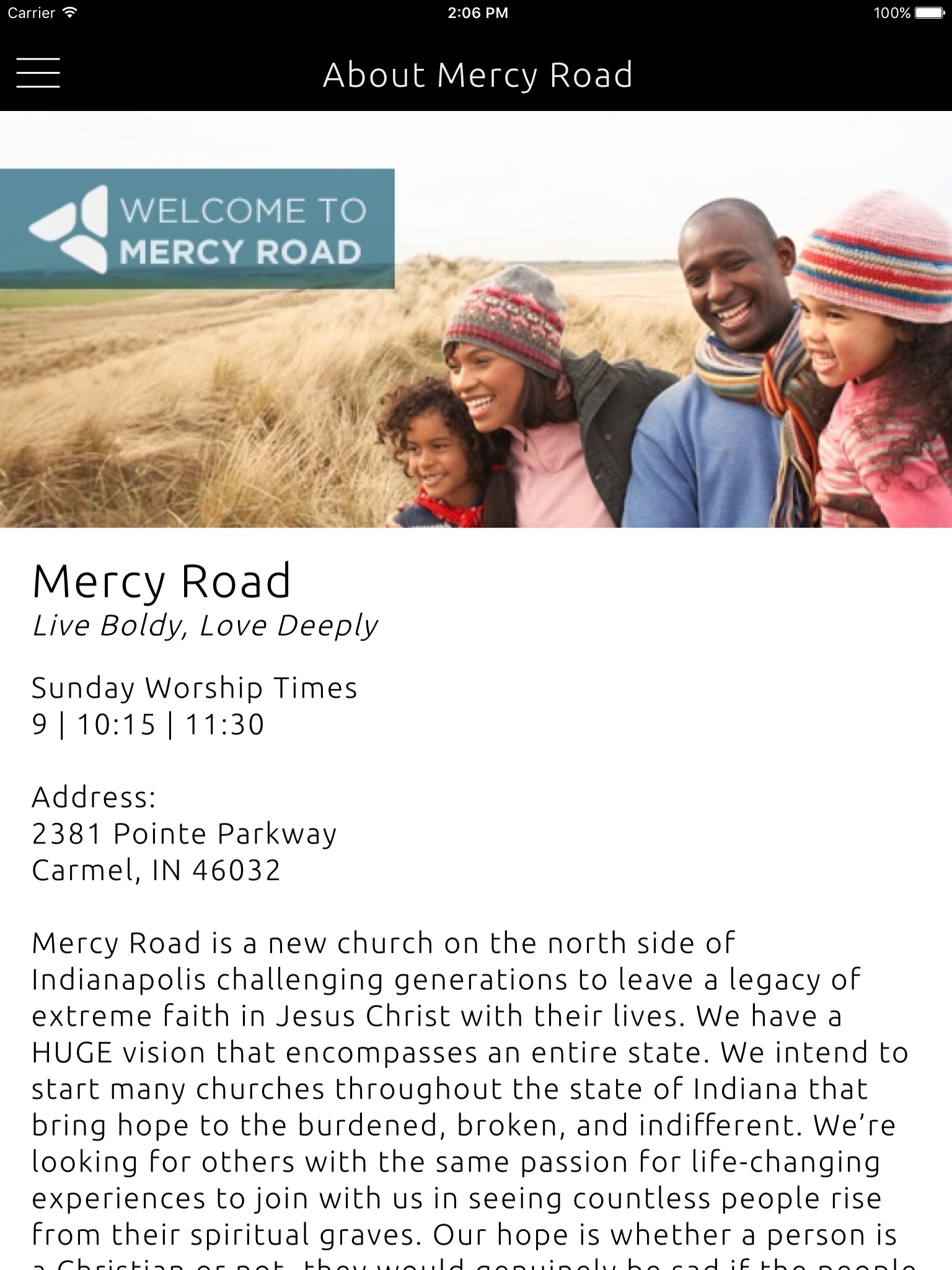 Mercy Road Church screenshot 4