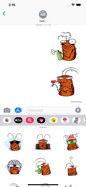 Cute Cockroach Sticker Pack(圖3)-速報App