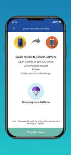 Captura 2 JioSwitch-Transfer,Share Files iphone