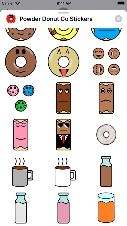 Powder Donut Co Stickers