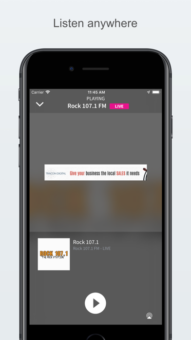 Rock 107.1 KJML screenshot 2