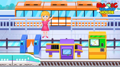 Kids Learn & Drive Trains Sim screenshot 2