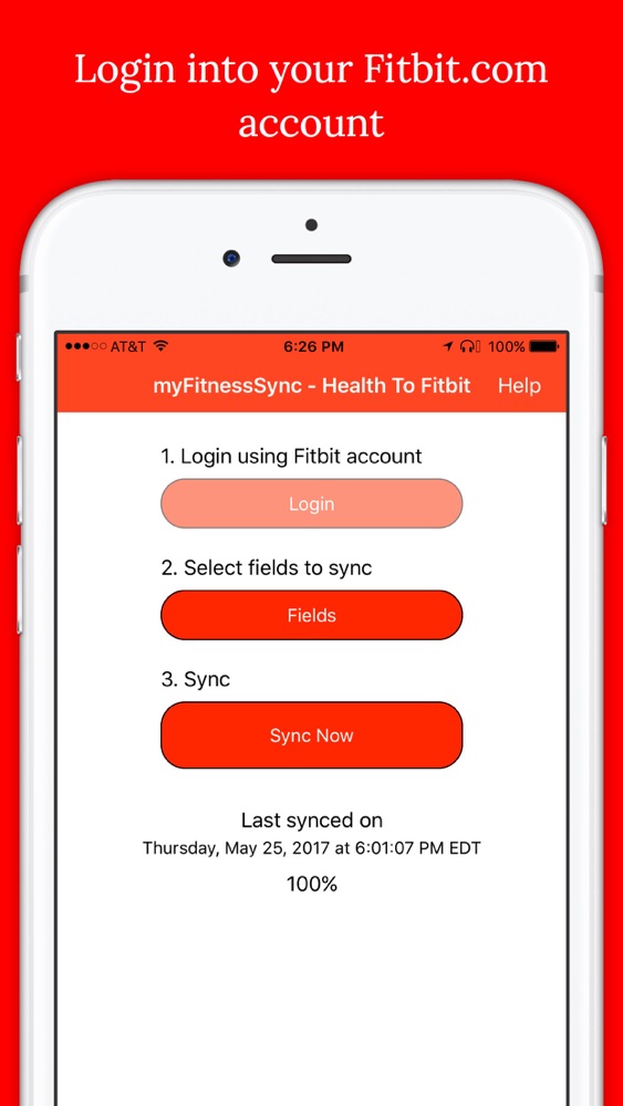 sync apple health to fitbit app