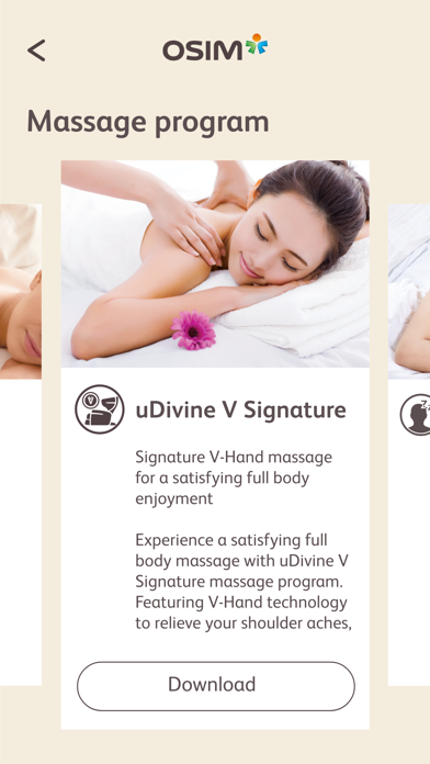 OSIM uDivine V screenshot 2