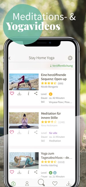 YogaEasy: Yoga und Meditation(圖2)-速報App