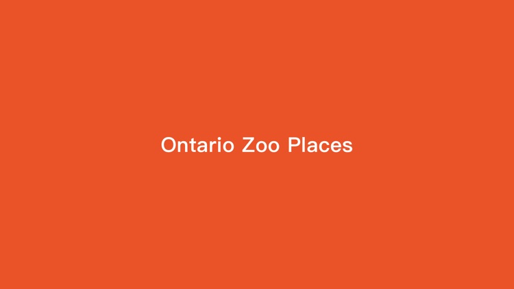 Ontario Zoo Places