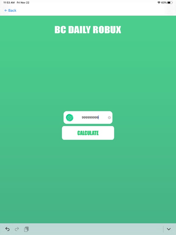 Telecharger Robux Calculator For Rblox Pour Iphone Ipad Sur L - robux calc for roblox 2020 on the app store