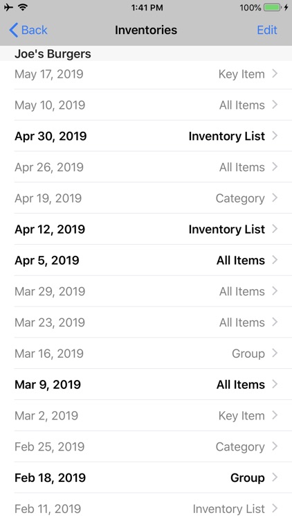 OCMobile - Inventory