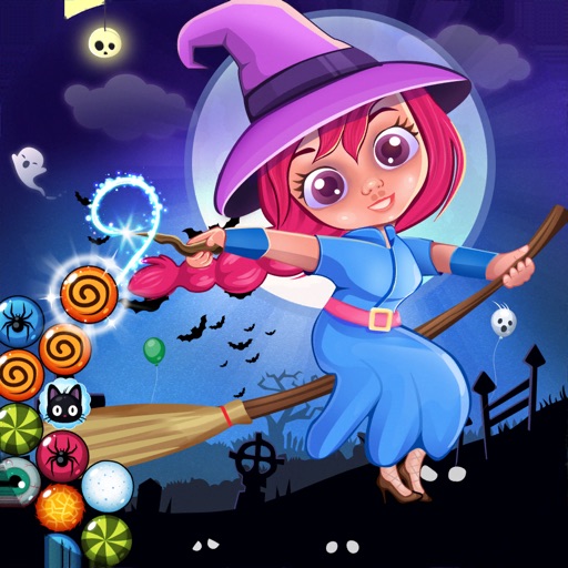 Witch Cat: Bubble Shooter