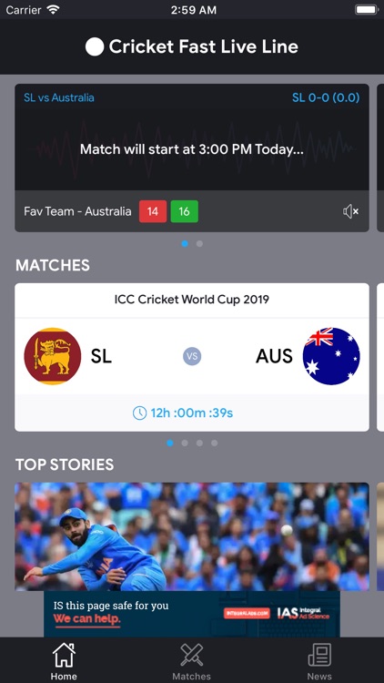 Cricket Fast Live Line