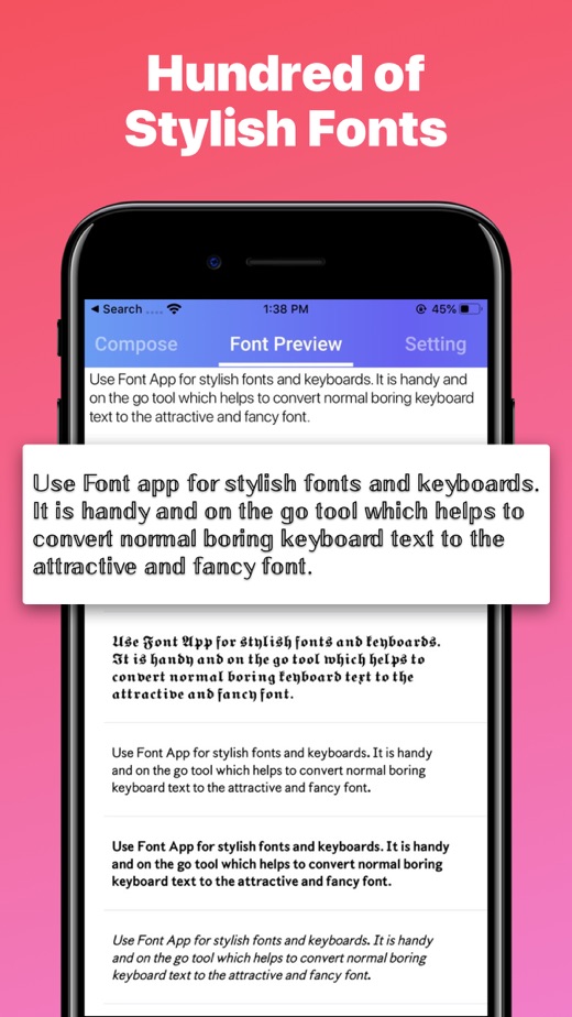 【图】Font App – Cool Fonts Keyboard(截图3)