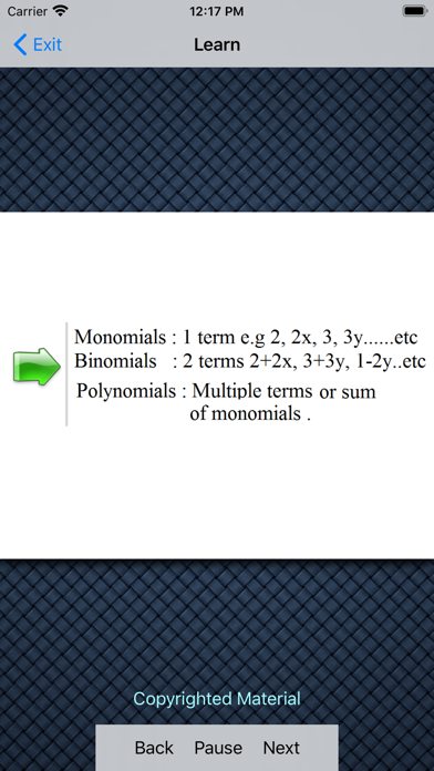 How to cancel & delete Algebra-1 - Polynomials And Factoring from iphone & ipad 2