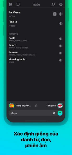 Mate – Ứng dụng dịch thuật