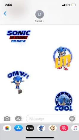 Game screenshot Official Sonic Movie Stickers apk