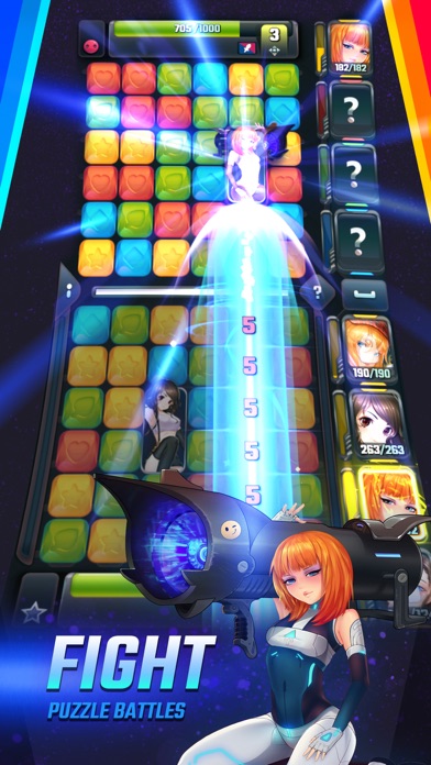 Girls Galaxy: Puzzle Arena screenshot 2