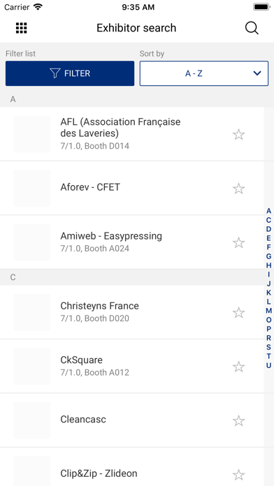 Texcare Forum France Navigator screenshot 4