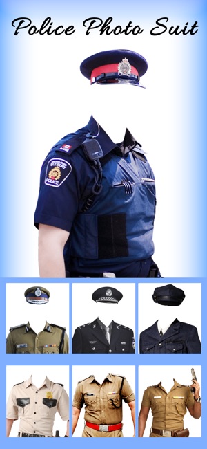 Men Police suit Photo Editor(圖3)-速報App