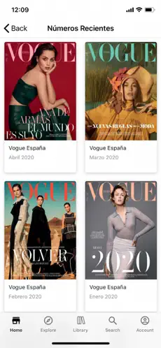 Captura de Pantalla 2 Revista Vogue España iphone