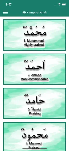 Game screenshot Names Of Muhammad (P.B.U.H) mod apk