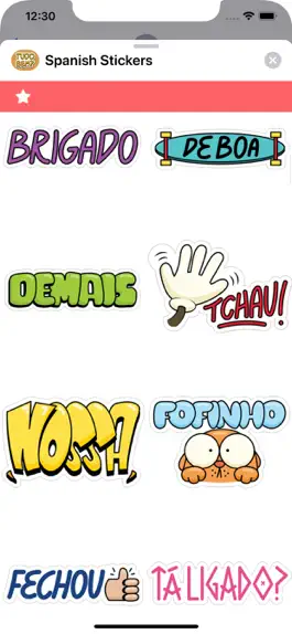 Game screenshot Spanish Stickers apk