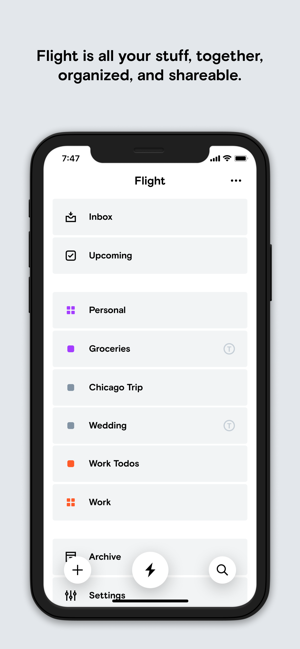 Flight – Organize Everything