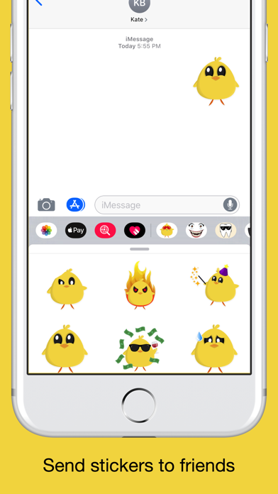 Cute chicken stickers & emoji screenshot 4