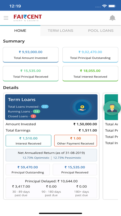 How to cancel & delete Faircent - P2P Investment from iphone & ipad 1