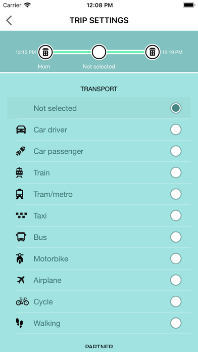 Health for travel behaviour screenshot 4