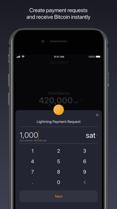 How to cancel & delete Zap: Bitcoin Lightning Wallet from iphone & ipad 4