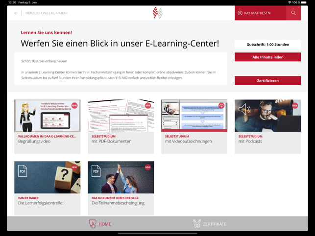 DAA E-Learning-Center Tablet(圖2)-速報App