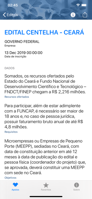 Fomentação Pública App