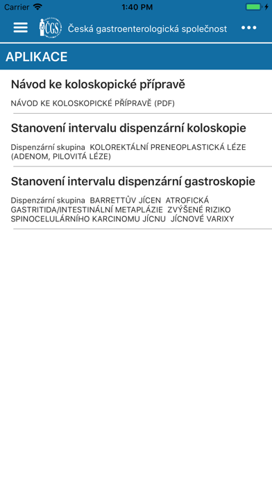 Česká gastroenterologická spol screenshot 4