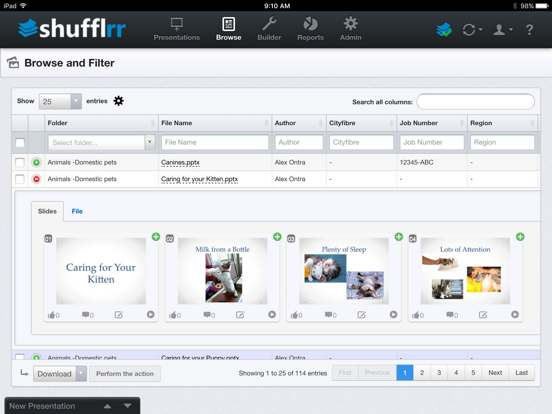 Shufflrr - Presentation Mgmt screenshot