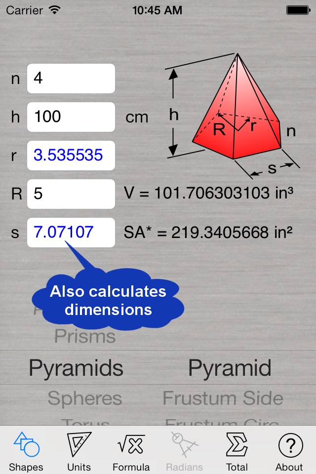 Volume Calculator screenshot 3