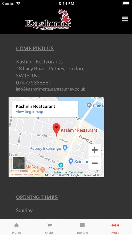 Kashmir Restaurant screenshot-3