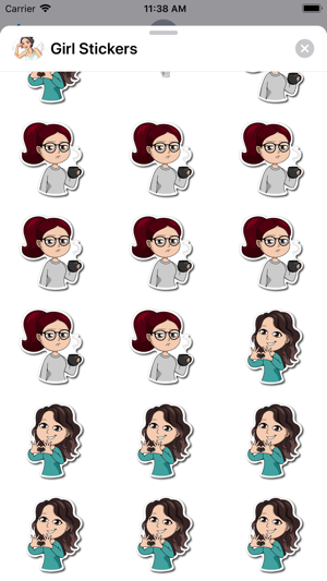 Girl Stickers - Stickers imes