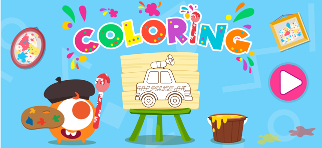 CandyBots Coloring - Baby Game