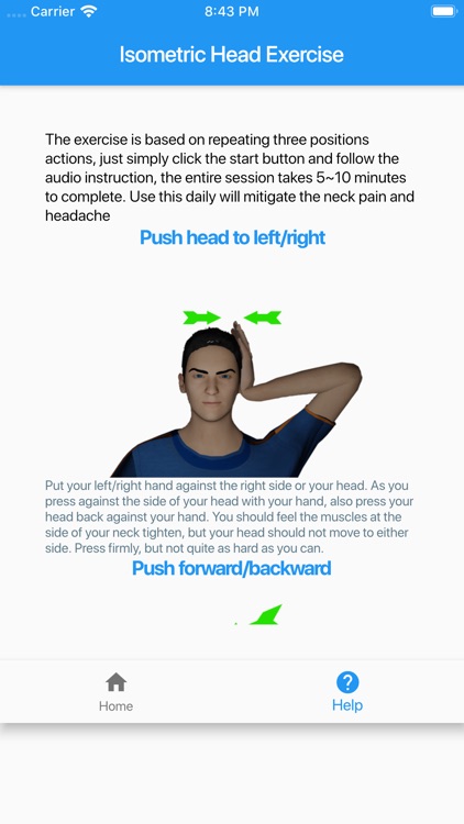 Isometrics Head Exercise