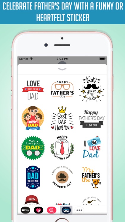 Happy Father's Day Stickers! screenshot-3