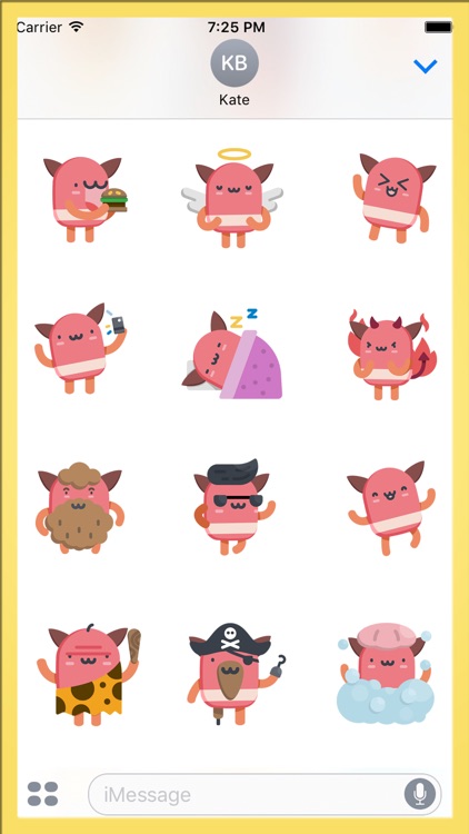 Cute Kawaii Stickers iMessage
