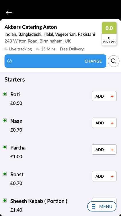 Akbars Catering screenshot-3