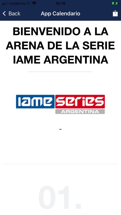 IAME Series Argentina