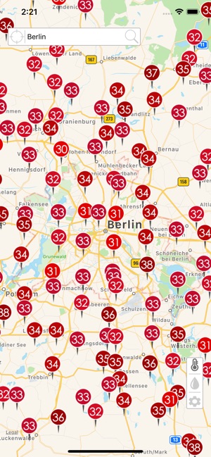 Weather Map - Netatmo stations(圖3)-速報App