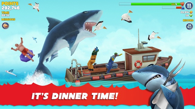 Hungry Shark Evolution On The App Store - i destroyed the titanic as a huge shark in roblox shark bite