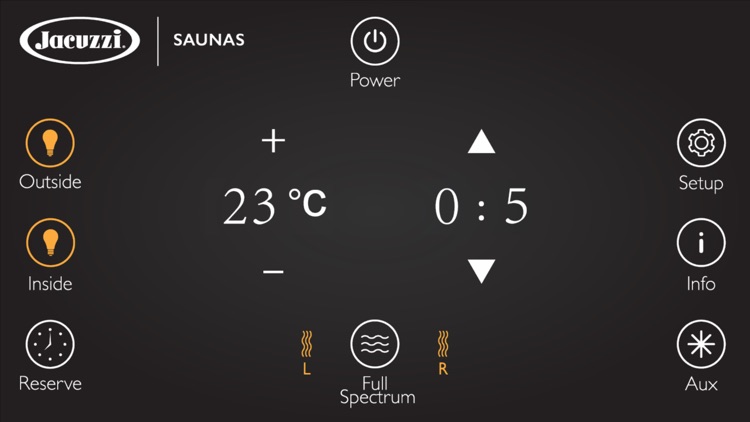 Jacuzzi® Sauna Connect App by Clearlight Sauna